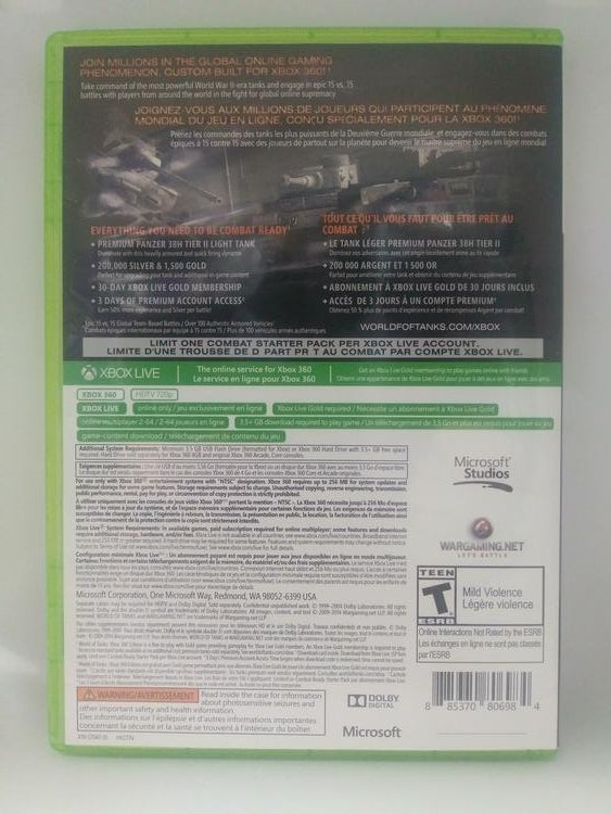 WORLD OF TANKS (WITH BOX)