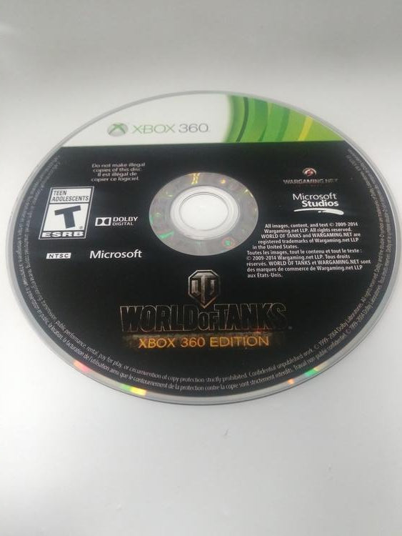 WORLD OF TANKS (WITH BOX) (usagé)