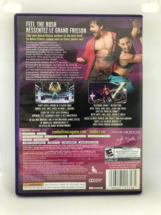ZUMBA FITNESS RUSH (COMPLETE IN BOX)