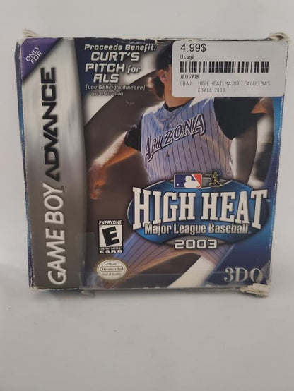 HIGH HEAT BASEBALL 2003 (COMPLETE IN BOX) (usagé)