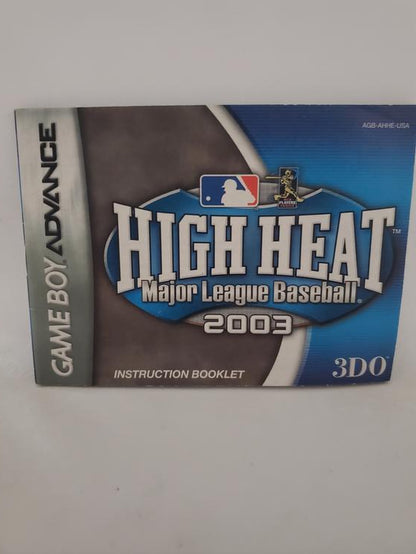HIGH HEAT BASEBALL 2003 (COMPLETE IN BOX) (usagé)
