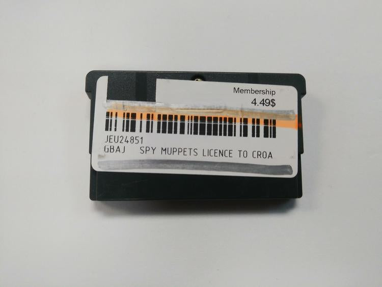 SPY MUPPETS LICENCE TO CROAK (usagé)