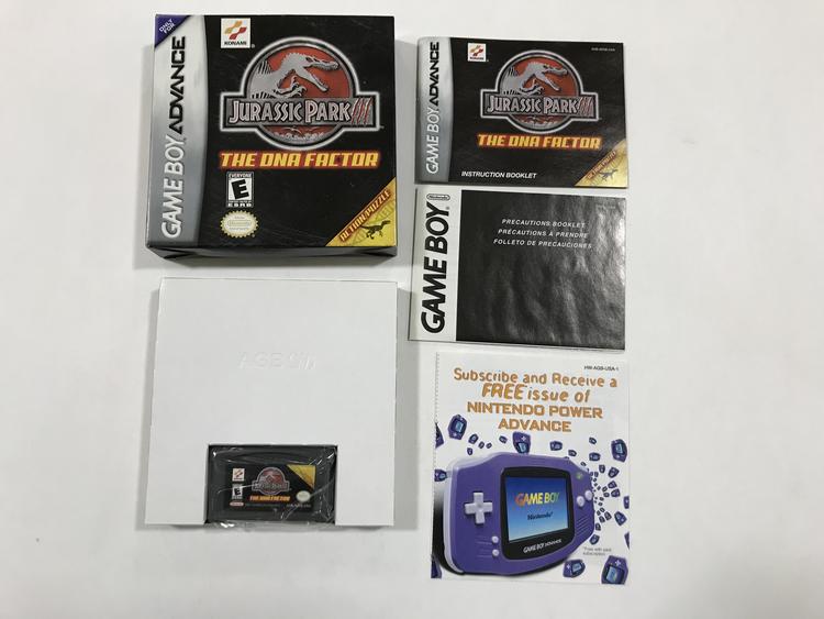 JURASSIC PARK III DNA FACTOR (COMPLETE IN BOX) (usagé)