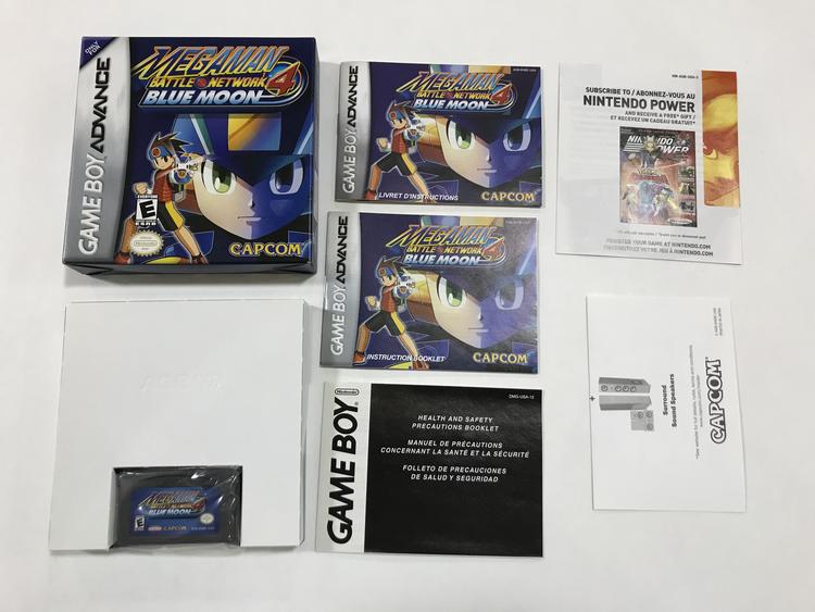 MEGA MAN BATTLE NETWORK 4 BLUE MOON (COMPLETE IN BOX)