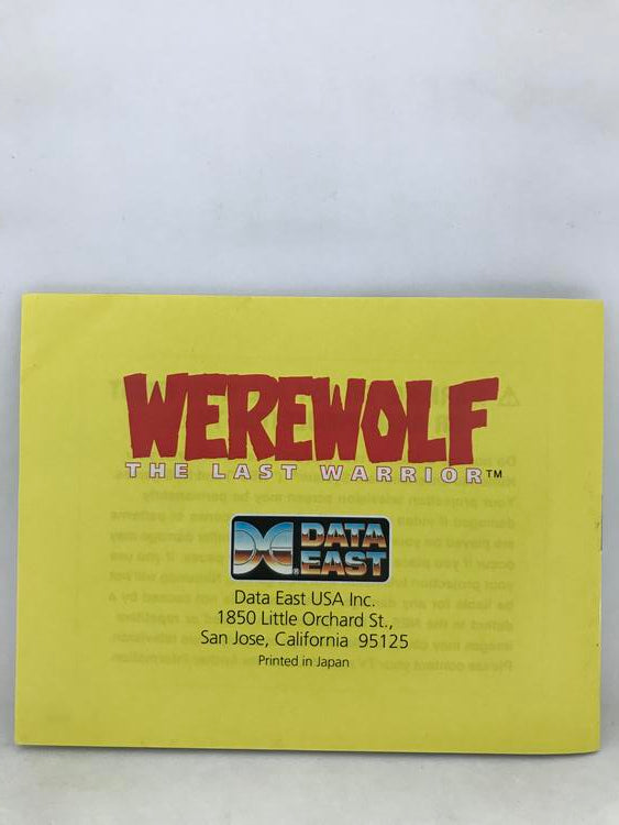 WEREWOLF THE LAST WARRIOR (COMPLETE IN BOX) (usagé)
