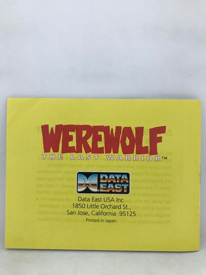 WEREWOLF THE LAST WARRIOR (COMPLETE IN BOX) (usagé)