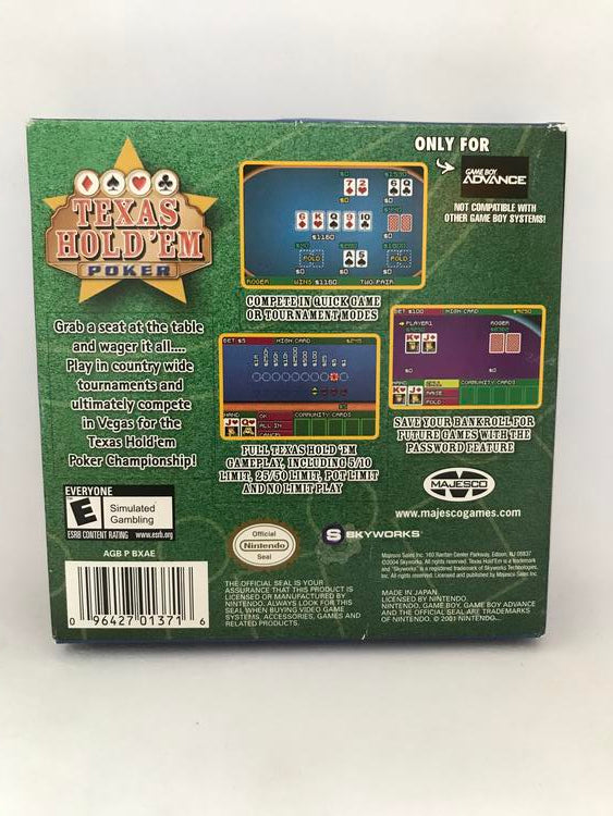 TEXAS HOLD EM POKER (COMLETE IN BOX) (usagé)