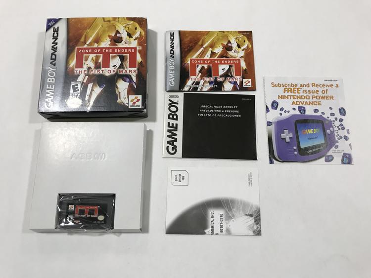 ZONE OF THE ENDERS THE FIST OF MARS (COMPLETE IN BOX)