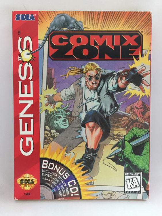 COMIX ZONE CARDBOARD BOX (COMPLETE IN BOX)