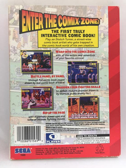 COMIX ZONE CARDBOARD BOX (COMPLETE IN BOX)