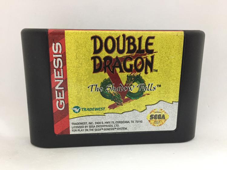 DOUBLE DRAGON V THE SHADOW FALLS (COMPLETE IN BOX)