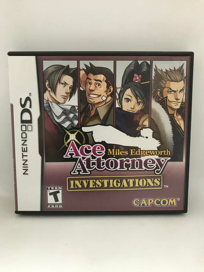 ACE ATTORNEY MILES EDGEWORTH INVESTIGATIONS (COMPLETE IN BOX)