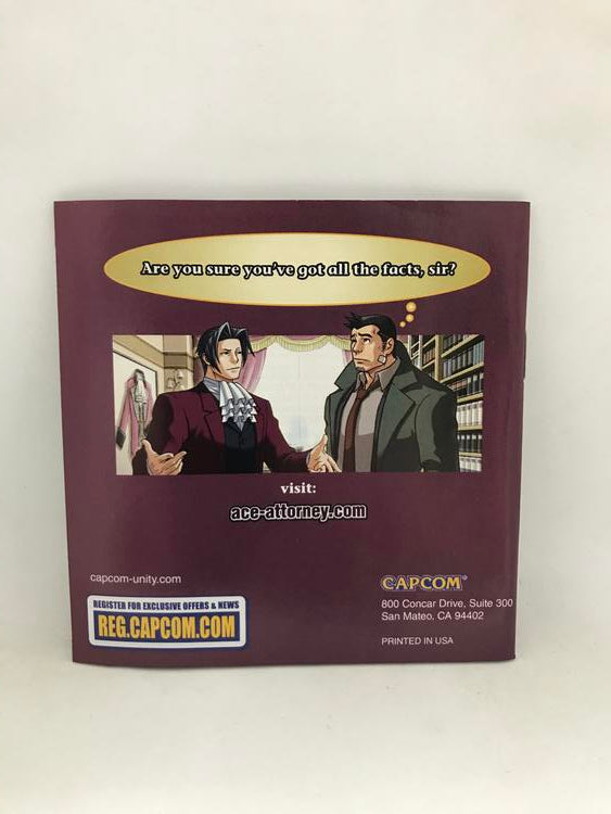 ACE ATTORNEY MILES EDGEWORTH INVESTIGATIONS (COMPLETE IN BOX)