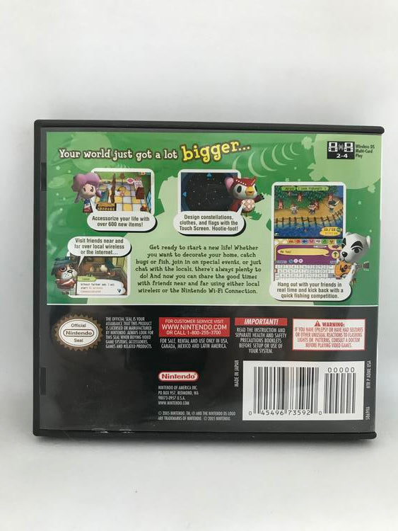 ANIMAL CROSSING WILD WORLD (COMPLETE IN BOX)