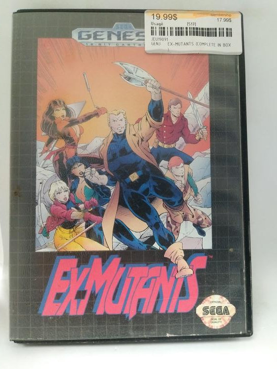 EX-MUTANTS (COMPLETE IN BOX) (usagé)