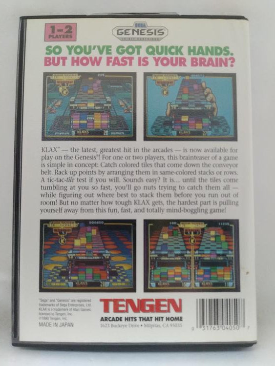 KLAX (COMPLETE IN BOX)