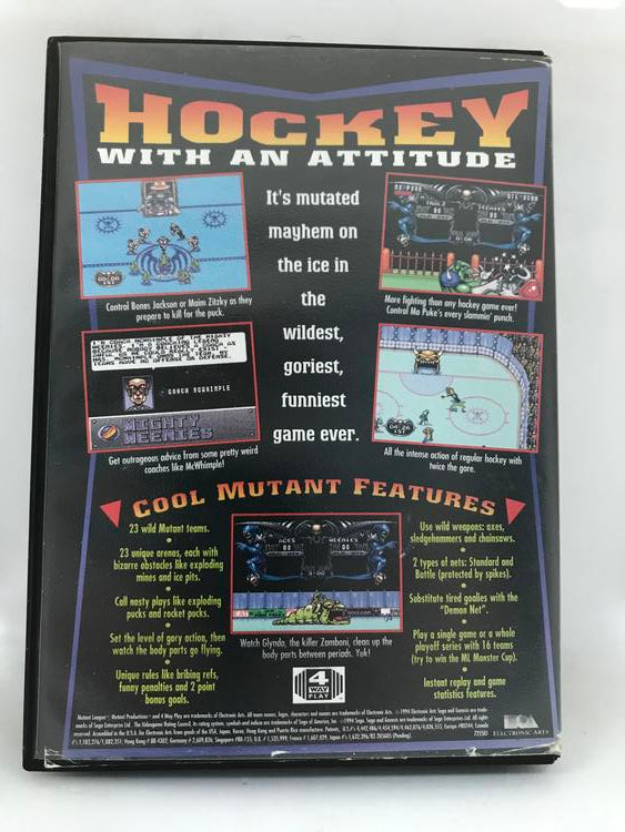 MUTANT LEAGUE HOCKEY (COMPLETE IN BOX)