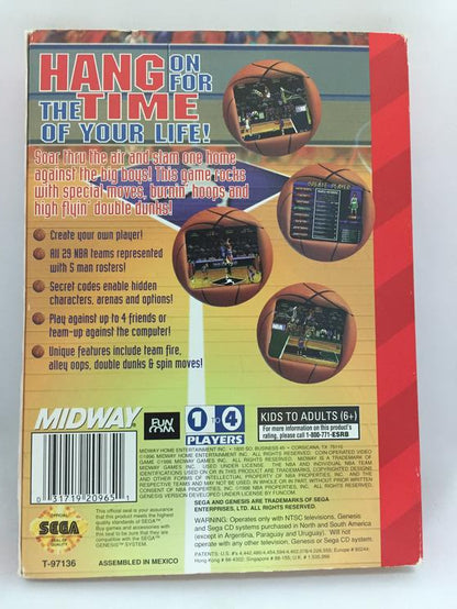NBA HANG TIME CARDBOARD BOX (COMPLETE IN BOX) (usagé)