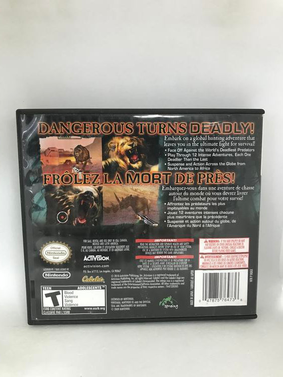 CABELAS DANGEROUS HUNTS 2011 (COMPLETE IN BOX)