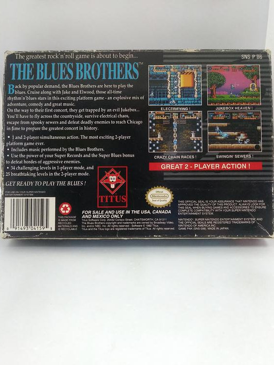 THE BLUES BROTHERS (COMPLETE IN BOX)
