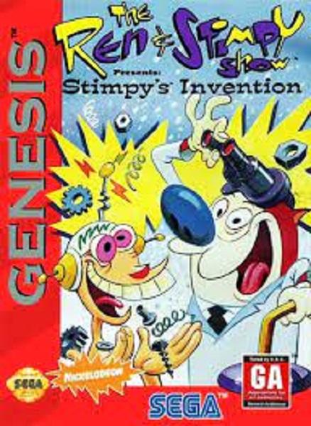 REN & STIMPY SHOW STIMPY'S INVENTION (COMPLETE IN BOX)