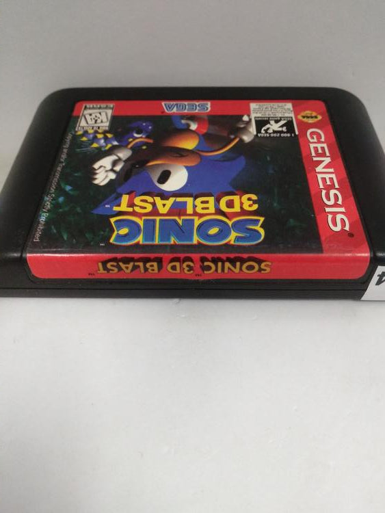 SONIC 3D BLAST CARDBOARD BOX (COMPLETE IN BOX)