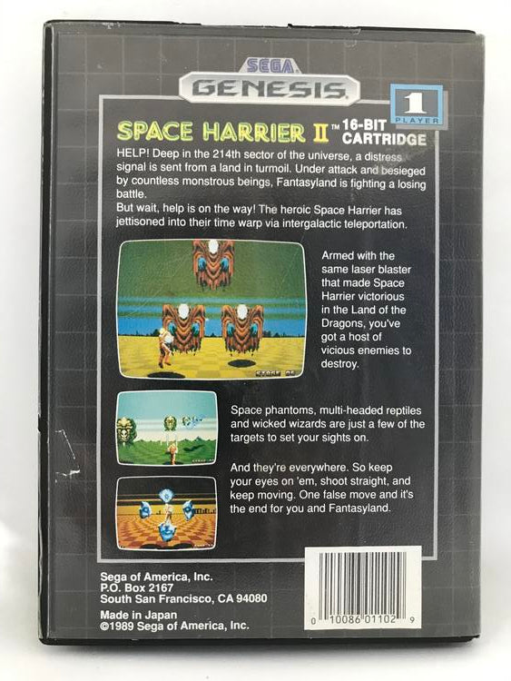 SPACE HARRIER II (WITH BOX) (usagé)