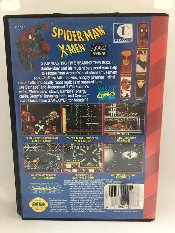 SPIDER-MAN & X-MEN ARCADE'S REVENGE (COMPLETE IN BOX)