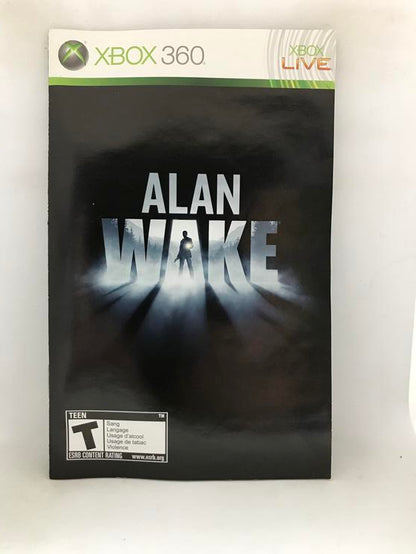 ALAN WAKE LIMITED EDITION FRENCH GAME ONLY (COMPLETE IN BOX)