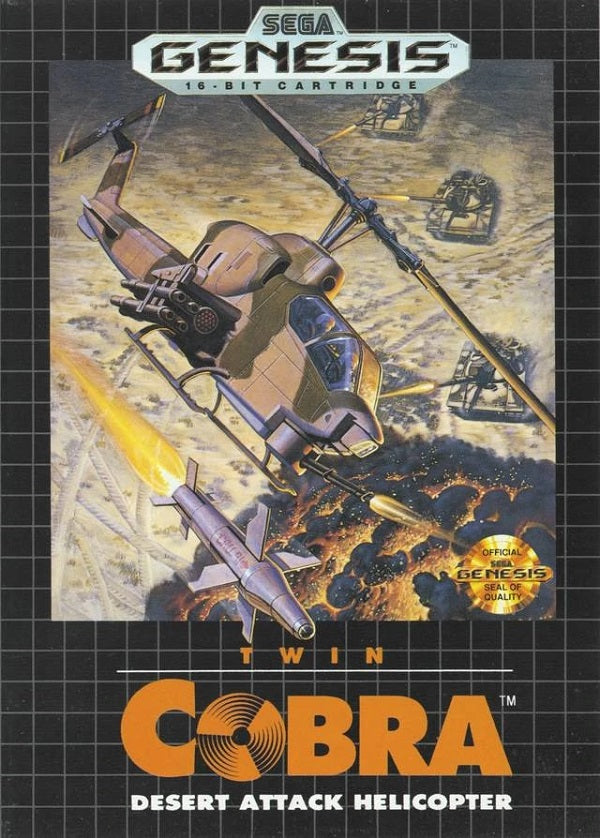 TWIN COBRA DESERT ATTACK HELICOPTER (WITH BOX) (usagé)