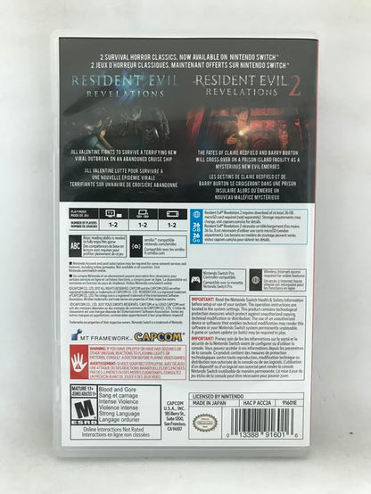 RESIDENT EVIL REVELATIONS COLLECTION (RESIDENT EVIL REVELATION 2 NOT INCLUDED) (usagé)