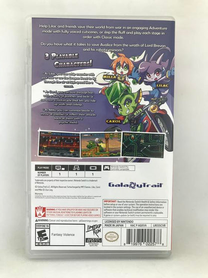 FREEDOM PLANET (LIMITED RUN GAMES) (usagé)