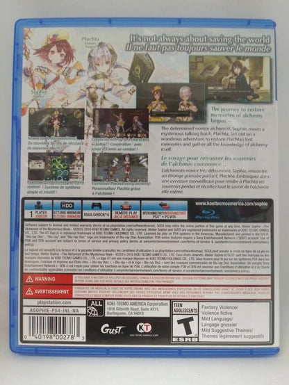 ATELIER SOPHIE THE ALCHEMIST OF THE MYSTERIOUS BOOK