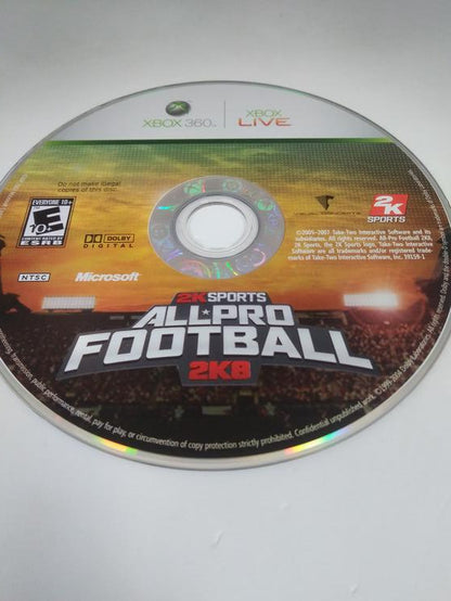 ALL PRO FOOTBALL 2K8 (COMPLETE IN BOX)