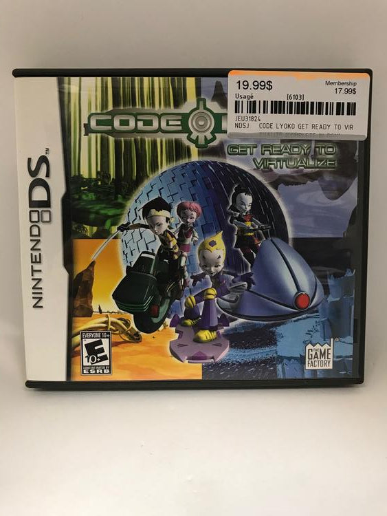 CODE LYOKO GET READY TO VIRTUALIZE (COMPLETE IN BOX)