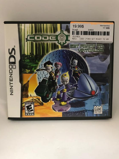 CODE LYOKO GET READY TO VIRTUALIZE (COMPLETE IN BOX)