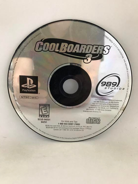 COOL BOARDERS 3 GREATEST HITS (COMPLETE IN BOX)