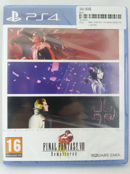 FINAL FANTASY VIII REMASTERED PAL EDITION