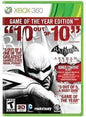 BATMAN ARKHAM CITY GAME OF THE YEAR (COMPLETE IN BOX)