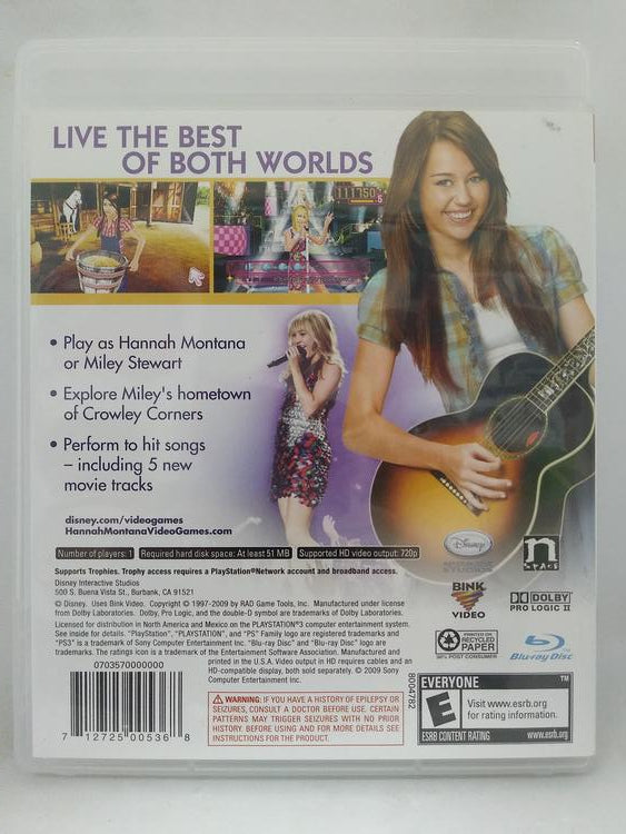 HANNAH MONTANA THE MOVIE (COMPLETE IN BOX)