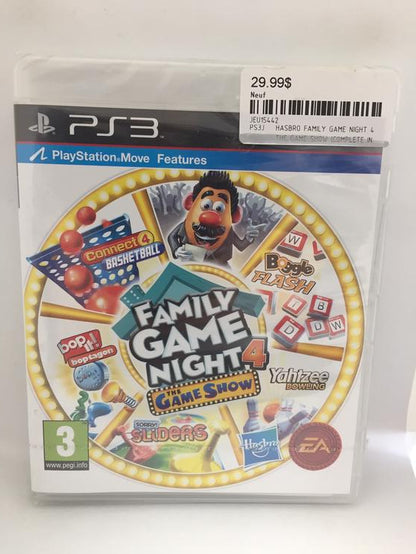 HASBRO FAMILY GAME NIGHT 4 THE GAME SHOW (COMPLETE IN BOX) (usagé)