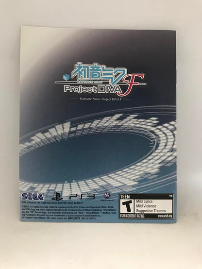 HATSUNE MIKU PROJECT DIVA F (COMPLETE IN BOX) (usagé)