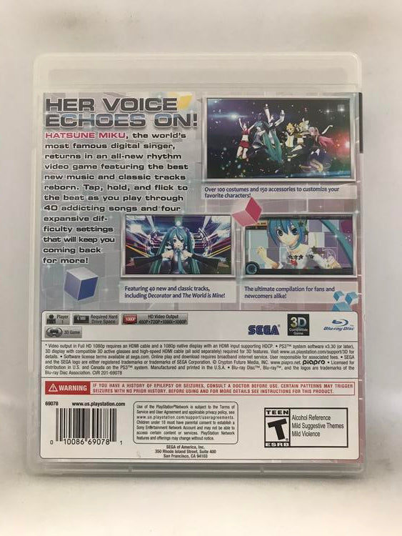 HATSUNE MIKU PROJECT DIVA F 2ND (COMPLETE IN BOX)