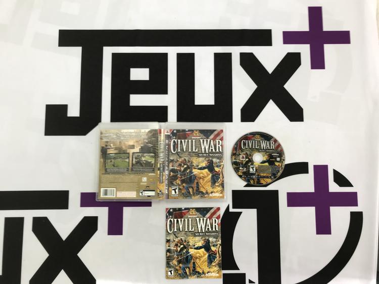 HISTORY CHANNEL CIVIL WAR SECRET MISSIONS (COMPLETE IN BOX) (usagé)