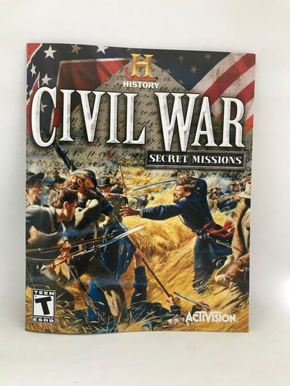 HISTORY CHANNEL CIVIL WAR SECRET MISSIONS (COMPLETE IN BOX) (usagé)
