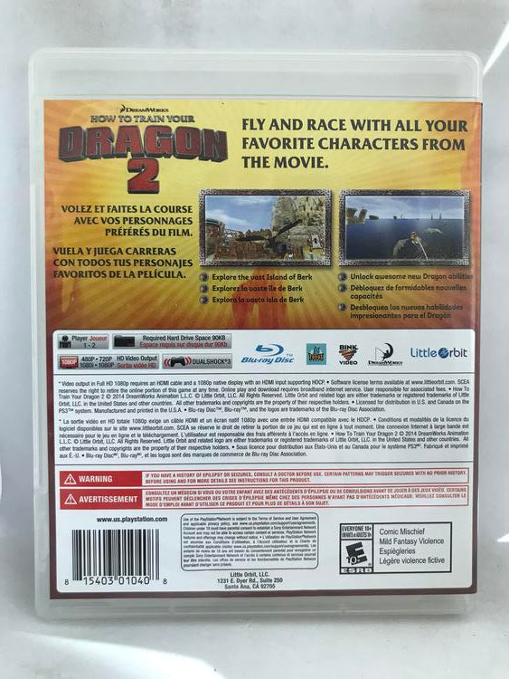 HOW TO TRAIN YOUR DRAGON 2 (COMPLETE IN BOX) (usagé)