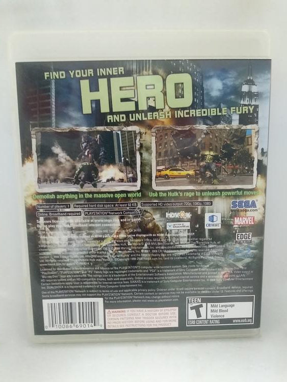 THE INCREDIBLE HULK (WITH BOX) (usagé)
